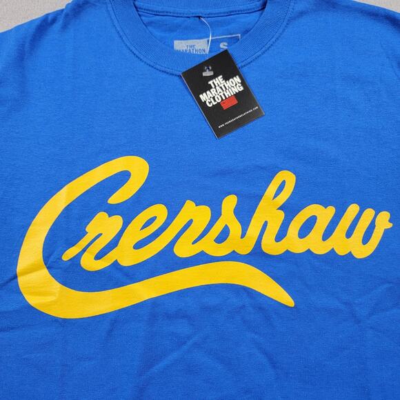 The Marathon Clothing Shirt Mens Small Blue Crenshaw Graphic Tee TMC T-Shirt - Picture 4 of 11